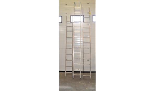 3 diverse alu ladders